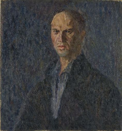 Aleksandrs Drēviņš. Pašportrets. Audekls, eļļa. LNMM kolekcija. Foto: Normunds Brasliņš