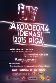 Labdarības festivāls "Akordeona dienas 2015 Rīgā"