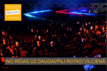 "No Rīgas uz Daugavpili Rotko vilcienā"